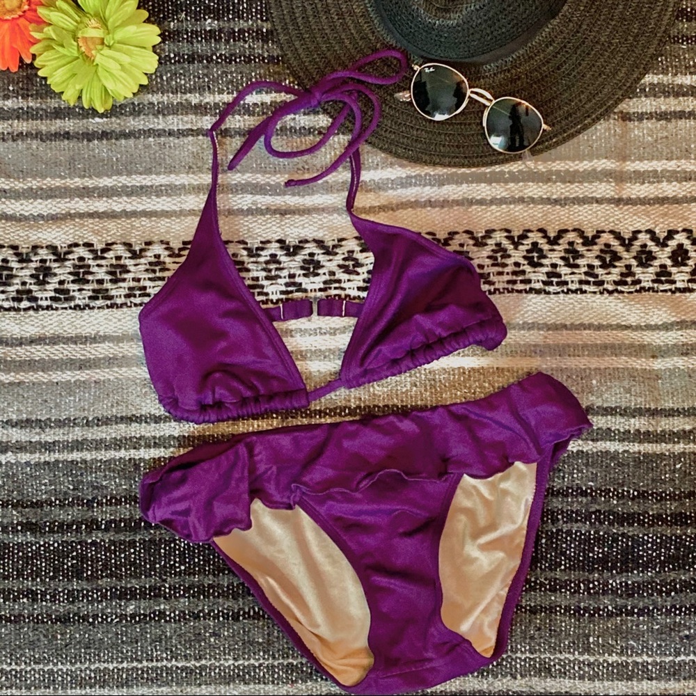💜 Ruffle Bikini